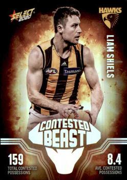 2020 Select Footy Stars - Contested Beasts #CB30 Liam Shiels Front